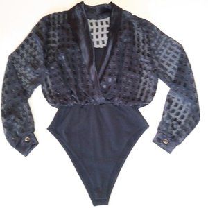 EVENING WEAR, TOP – BLACK